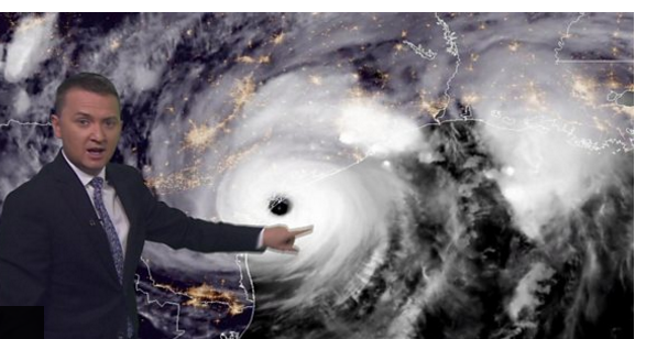 Hurricane Harvey’s high winds make landfall in Texas