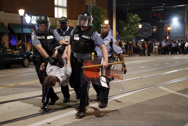 2nd night of violent protests in St. Louis after verdict