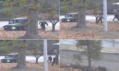 Cold War drama caught on video as N. Korean soldier escapes