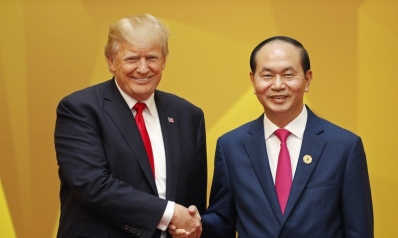 The Latest: Trump and Putin cross paths again in Vietnam