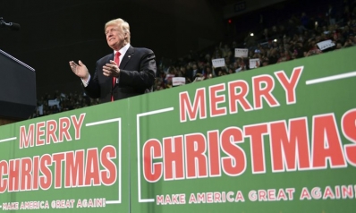There’s no missing Trump’s ‘Merry Christmas’ message