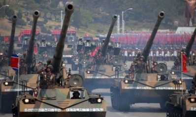 North Korea military parade ahead of Winter Olympics