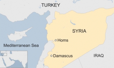 Syria conflict: Strikes hit Syrian airfield, state media report