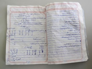 677725-a-photograph-shows-pages-of-a-notebook-belonging-to-an-al-qaeda-fighter-which-was-found-in-a-former-