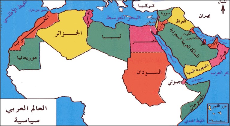 الخارطة السياسية للوطن العربي