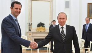 الرئيس السوري بشار الأسد يلتقي الرئيس الروسي فلاديمير بوتين في موسكو
