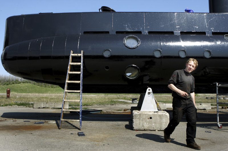 The Latest: Submarine owner held in missing woman’s death