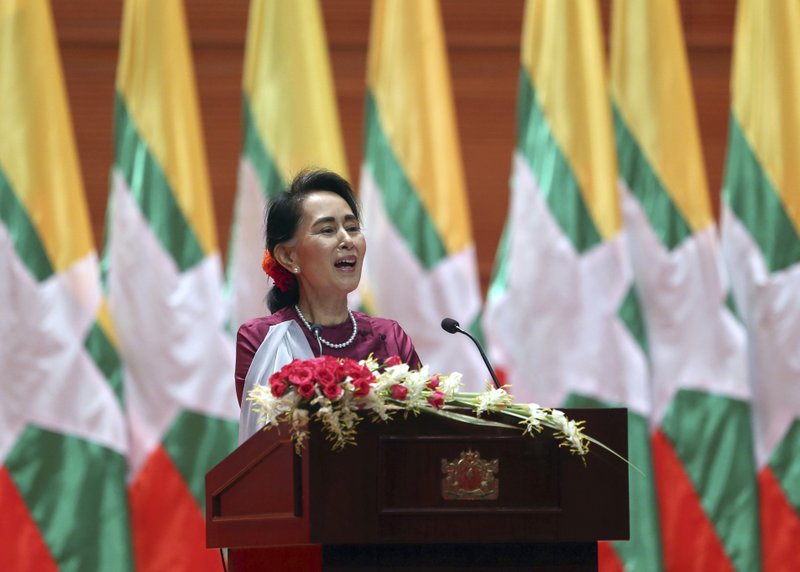 Defending Myanmar, Suu Kyi says most Rohingya villages calm