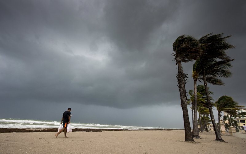 ‘I’m scared to death’ says Key West woman riding out storm