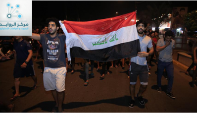 Who benefits internally and regionally from the protest movement in Iraq?