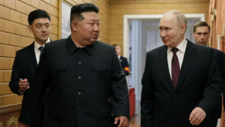 Vladimir Putin receives warm welcome in North Korea