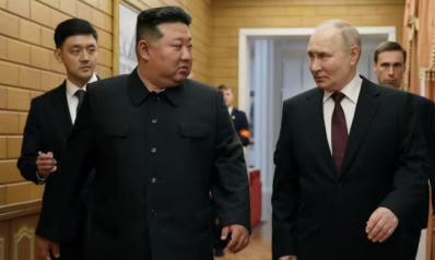 Vladimir Putin receives warm welcome in North Korea