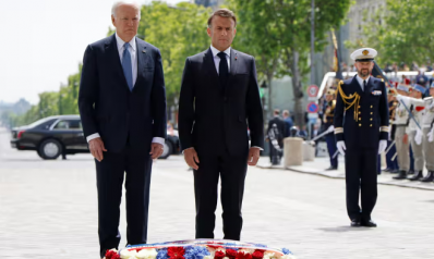 Macron welcomes Biden for US state visit with Arc de Triomphe ceremony