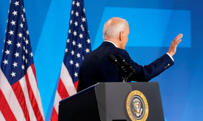 You could sense the embarrassment as Biden spoke, a sign of how low the presidency has sunk