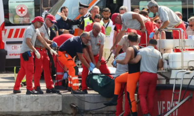 One dead, Britons missing after yacht sinks off Italian coast