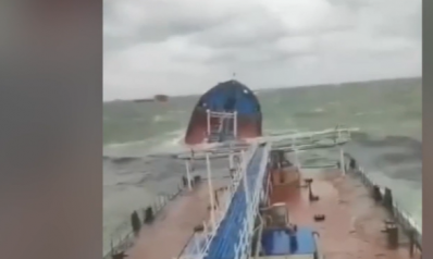 Two Russian oil tankers wrecked in Black Sea