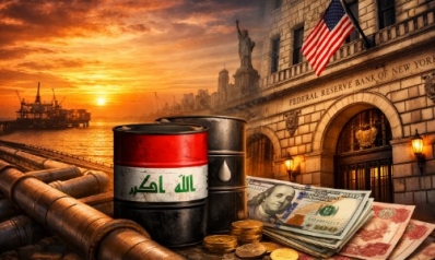 Why are Iraqi oil revenues deposited in New York?