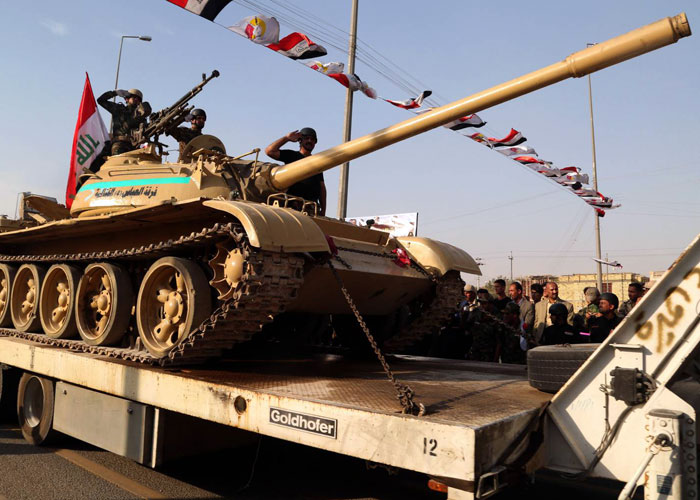 الجيش العراقي يستنجد بالسيستاني لاستعادة دباباته من الميليشيات