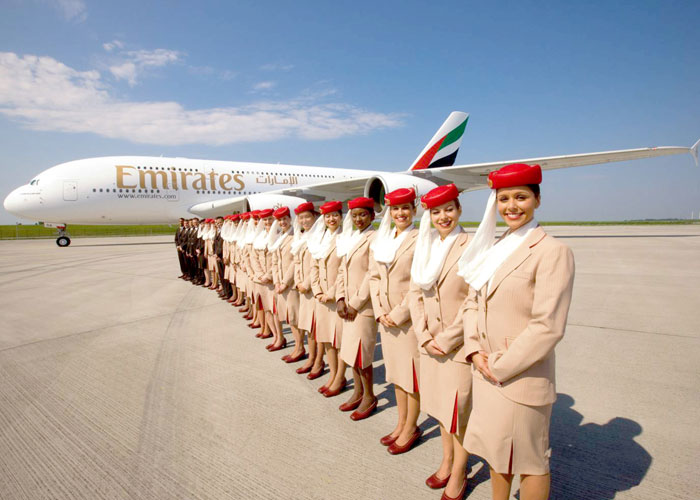 طيران الإمارات تصل الدار البيضاء بطائرة أي 380