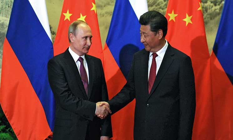 الرئيس الروسي يستضيف نظيره الصيني في موسكو