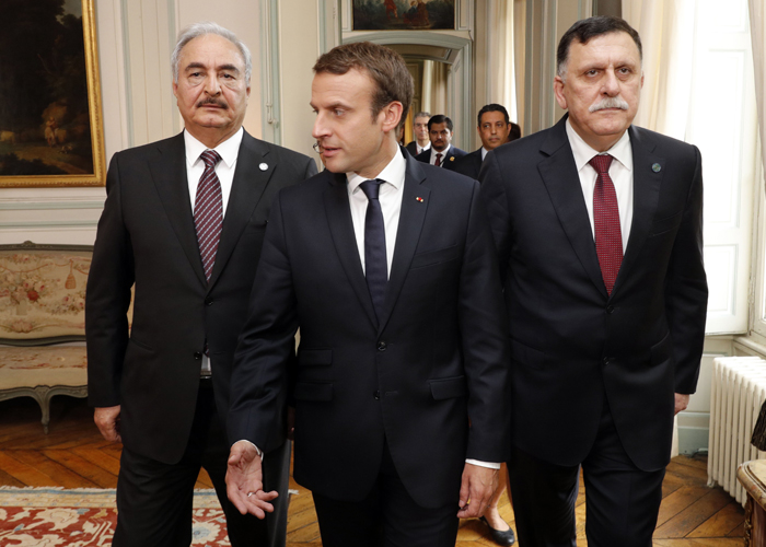 فرنسا ترعى مصالحة شاملة بين حفتر والسراج
