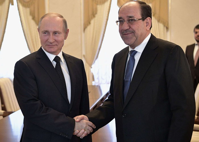 المالكي يعرض على روسيا تواجدا عسكريا في العراق