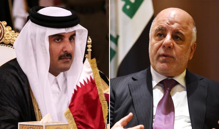 أمير قطر يهنئ العبادي باستعادة الموصل