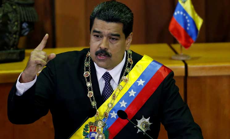 مادورو ينتقد العقوبات الأمريكية ضده ويصفها بالإمبريالية