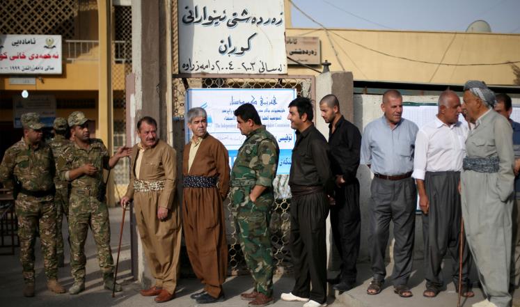 كردستان العراق يبدأ التصويت في استفتاء الانفصال