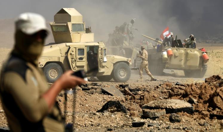 قتلى لتنظيم الدولة غرب الموصل وحشد عسكري بالحويجة