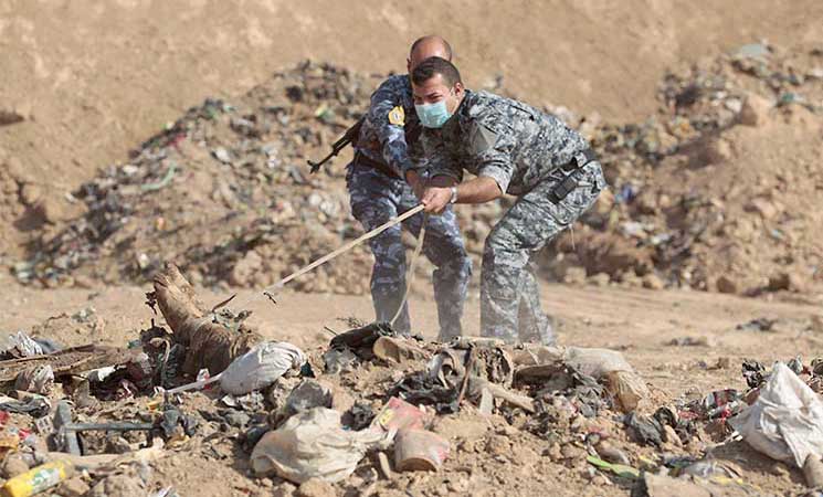 العثور على مقبرة تضم رفات نحو 40 عنصرا من تنظيم الدولة قرب تلعفر شمالي العراق