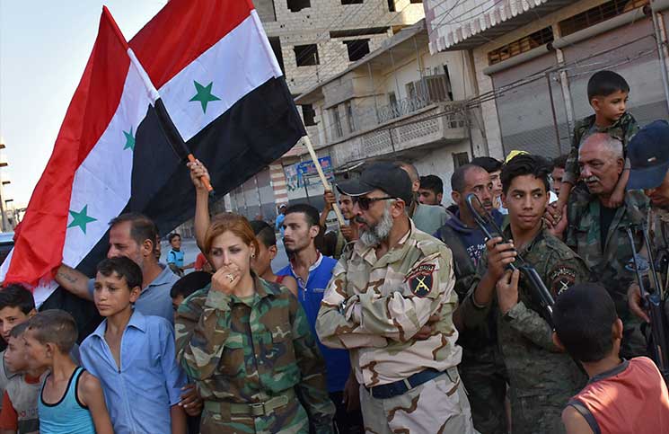 ﻿قائد عسكري سوري يهدد اللاجئين: «نصيحة من هالدقن لا حدا يرجع»