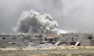 هجوم صاروخي على مقر أمني شرقي الموصل