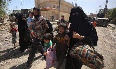 عائلات عراقية تبدأ بالنزوح قبيل انطلاق عملية تحرير راوة