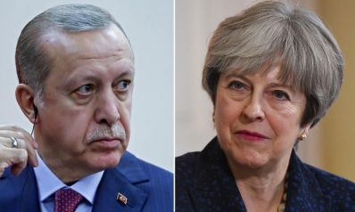 أردوغان وماي يتفقان على تكثيف الجهود لحلّ قضية القدس