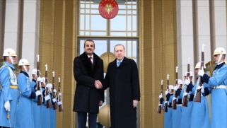 أمير قطر يختتم زيارة لتركيا