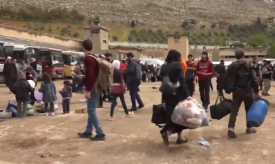 مهجرون جدد من الغوطة وجيش الإسلام ثابت بدوما