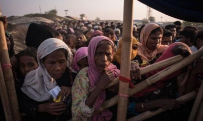 ميانمار تبني قواعد عسكرية مكان منازل ومساجد مسلمي الروهينغا