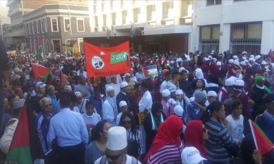 “انتفاضة” في جنوب أفريقيا تأييدا لفلسطين