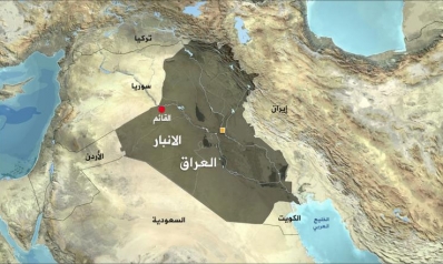 سياج مكهرب وأسلاك شائكة تفصل العراق عن سوريا سياج مكهرب وأسلاك شائكة تفصل العراق عن سوريا