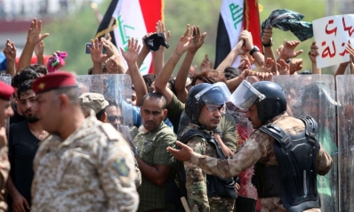الاحتجاجات تغطي على مفاوضات تشكيل الحكومة الجديدة في العراق