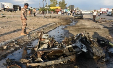 قتلى وجرحى في تفجير انتحاري استهدف مخازن مفوضية الانتخابات بكركوك قتلى وجرحى في تفجير انتحاري استهدف مخازن مفوضية الانتخابات بكركوك