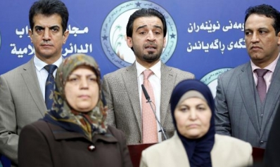 أولى مواقف رئيس البرلمان العراقي الجديد: دعم إيران وتأييد تصريحات طائفية