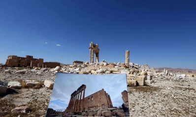 باريس تزيل غبار الحرب عن الموصل وحلب ولبدة وتدمر باريس تزيل غبار الحرب عن الموصل وحلب ولبدة وتدمر