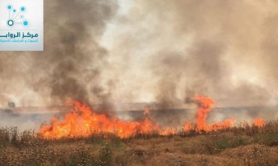 مزارع  العراق تحترق خسائر فادحة يتحملها المواطنون