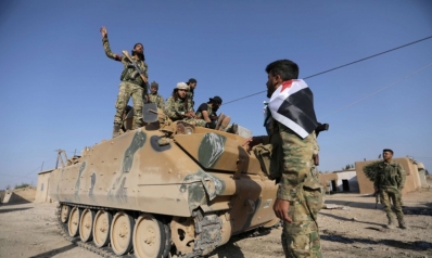 قوات النظام السوري على مشارف الحدود التركية