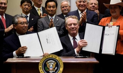 أمريكا توقع اتفاقية تجارية جديدة مع اليابان