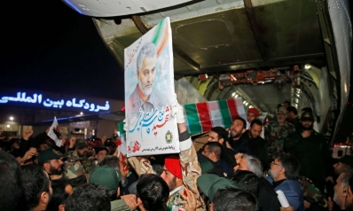 جثمان سليماني يصل طهران وسط تصريحات برد قاس