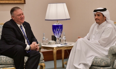 بومبيو يشيد بجهود قطر في دعم المفاوضات الأفغانية ويدعو لإنهاء الأزمة الخليجية