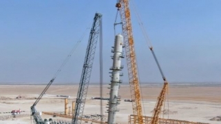 بطاقة إنتاج 400 مليون قدم مكعب.. الكاظمي يدشن أضخم برج لإنتاج الغاز في العراق